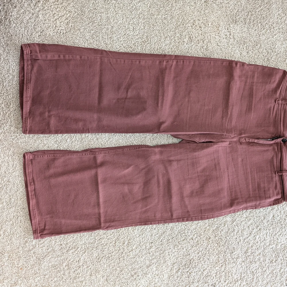 Women's Wide Leg Pants in Brown - Picture 3 of 4